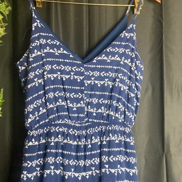 One clothing Mini Navy Boho Romper Dress - Picture 7 of 9